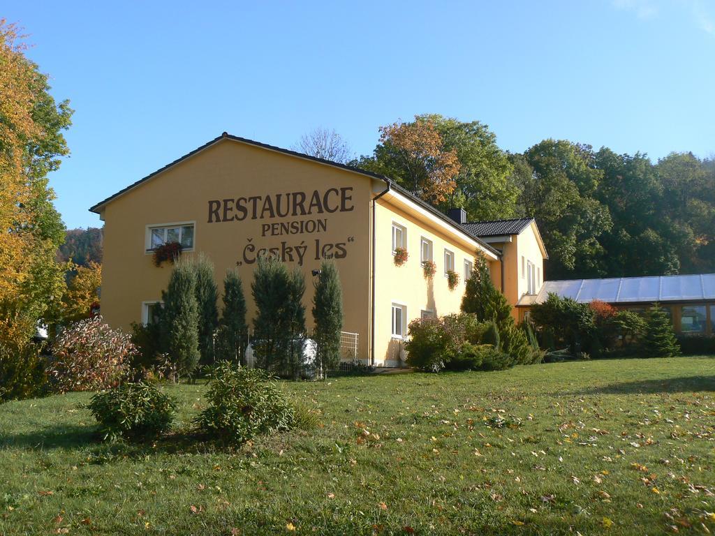 Restaurace A Penzion Cesky Les Horní Folmava Buitenkant foto