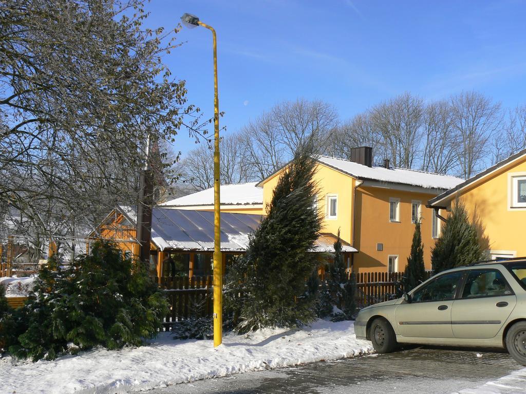 Restaurace A Penzion Cesky Les Horní Folmava Buitenkant foto