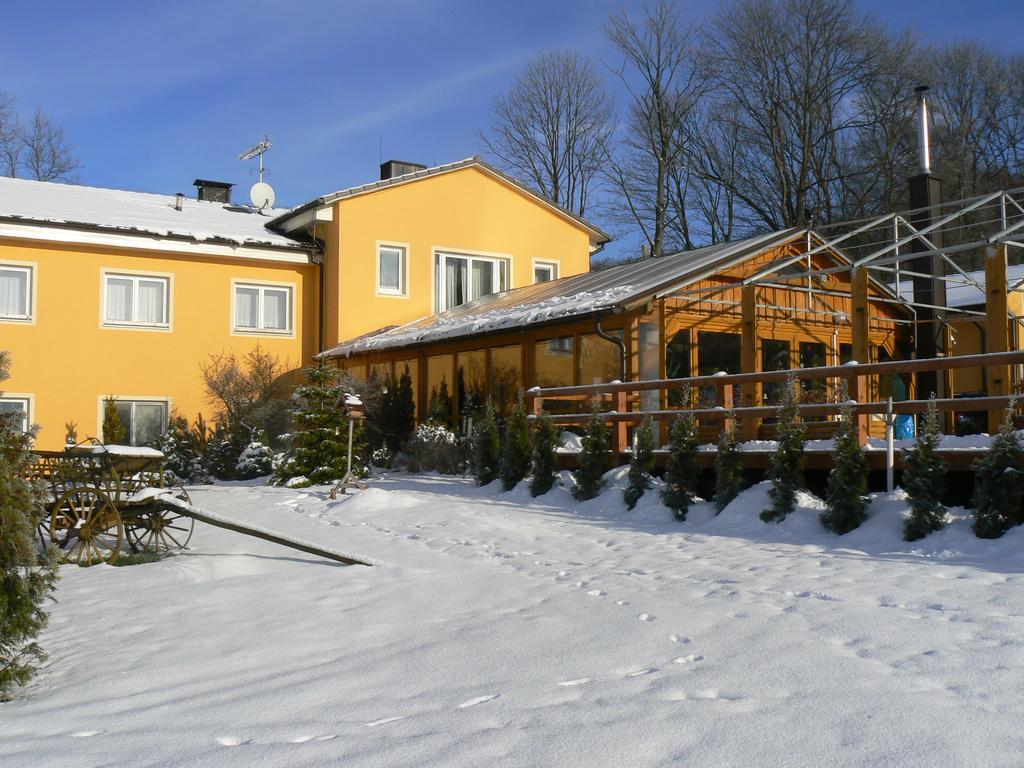 Restaurace A Penzion Cesky Les Horní Folmava Buitenkant foto